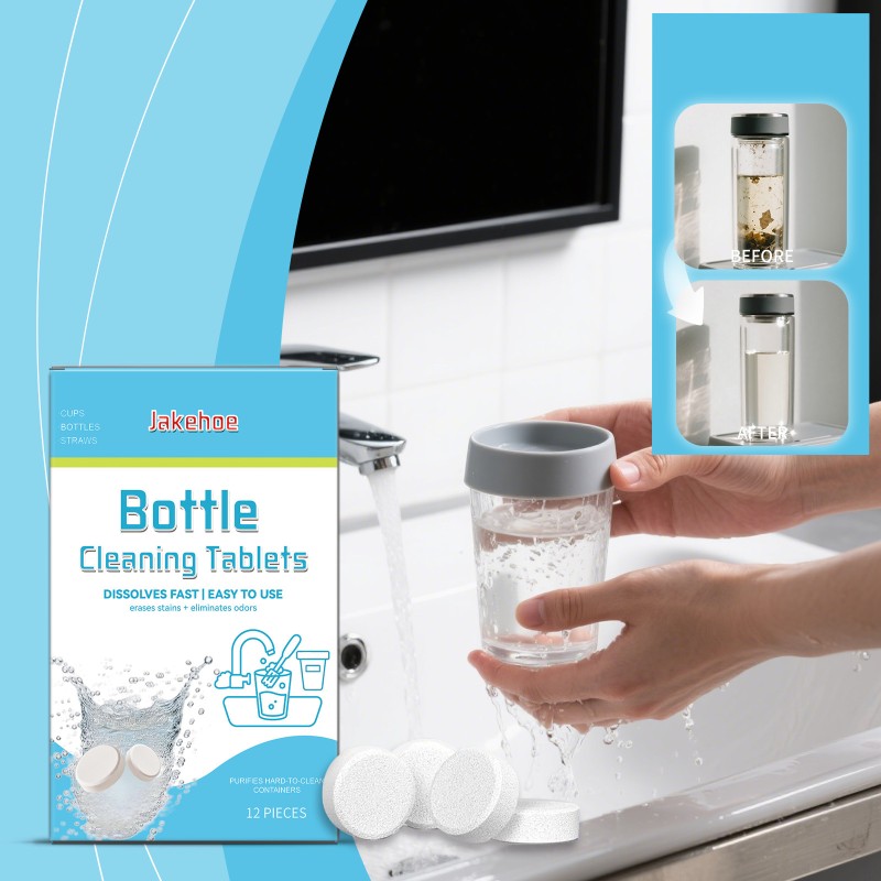 Cleaning Tablets Supplier - Drinking Bottles Cups Cleaner Odor Removal Water Bottle Stains Removing Tablets