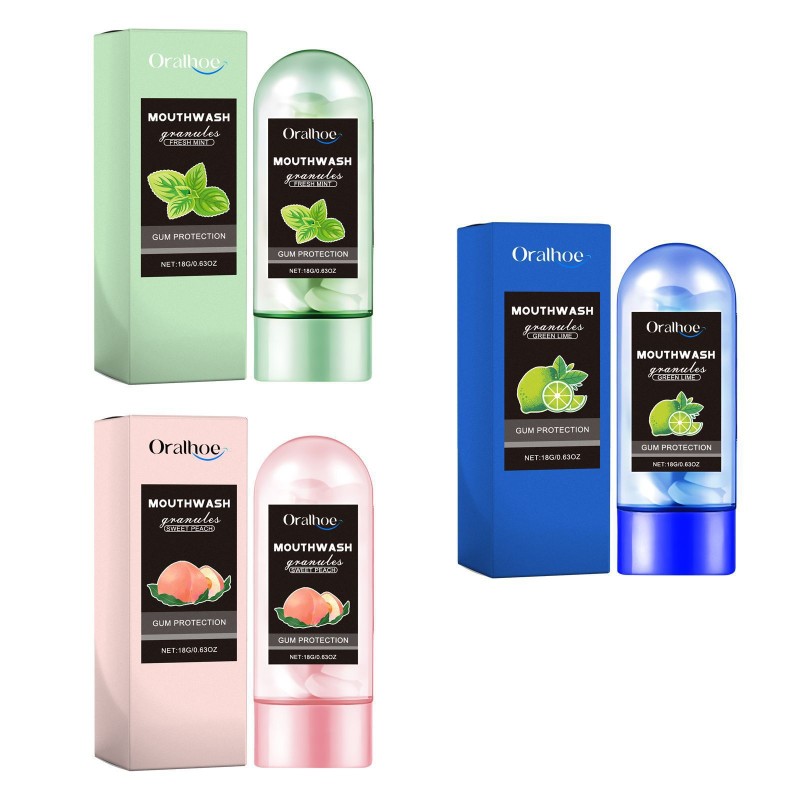 Mouthwash Manufacturer - New Arrival Dental Care Teeth Whitening Yellow Stains Remove Fruity Mouthwash