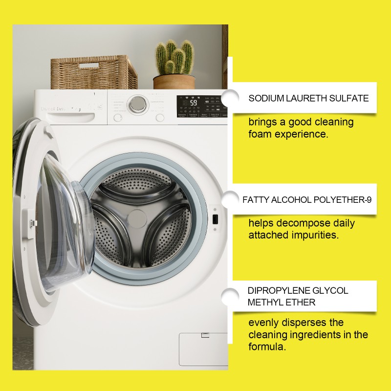 Cleaning Liquid Factory - Multifunctional Rich Foam Washing Machine Cleaner Deep Cleaning Liquid Detergent