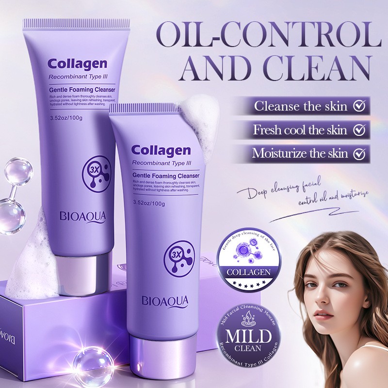Facial Cleanser Manufacturer - Collagen Facial Cleanser Foaming Beauty Skin Whitening Moisture