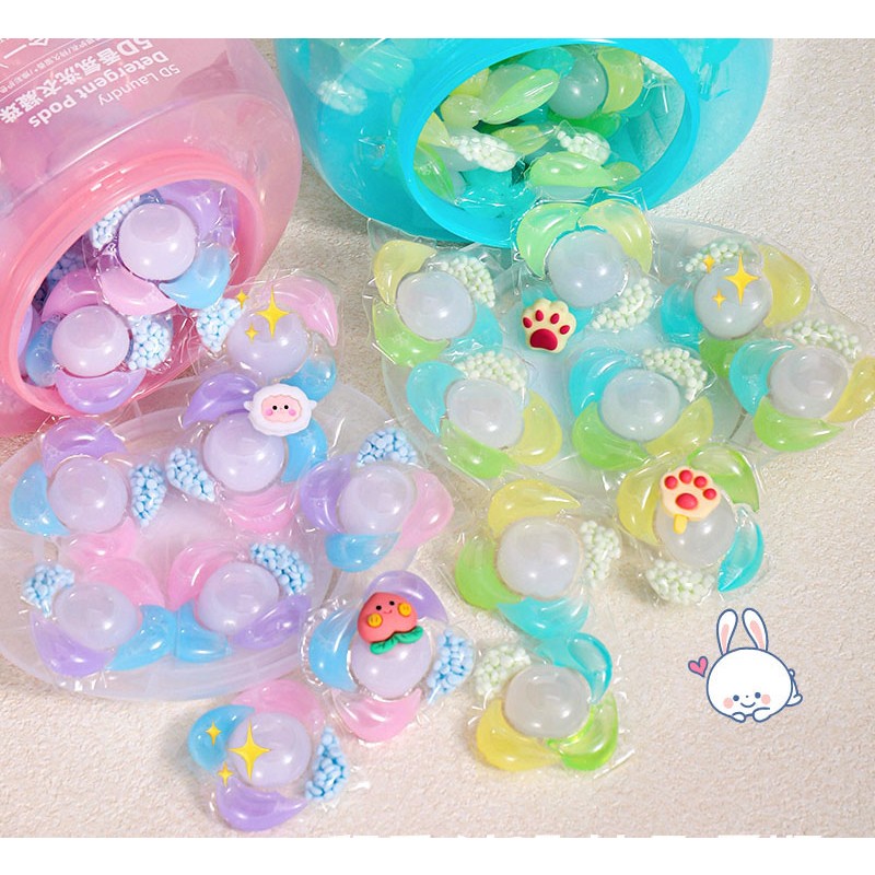 Laundry Pods Factory - Eco-Friendly 3 in 1 Disposable Laundry Pods Liquid Detergent Beads 32pcs