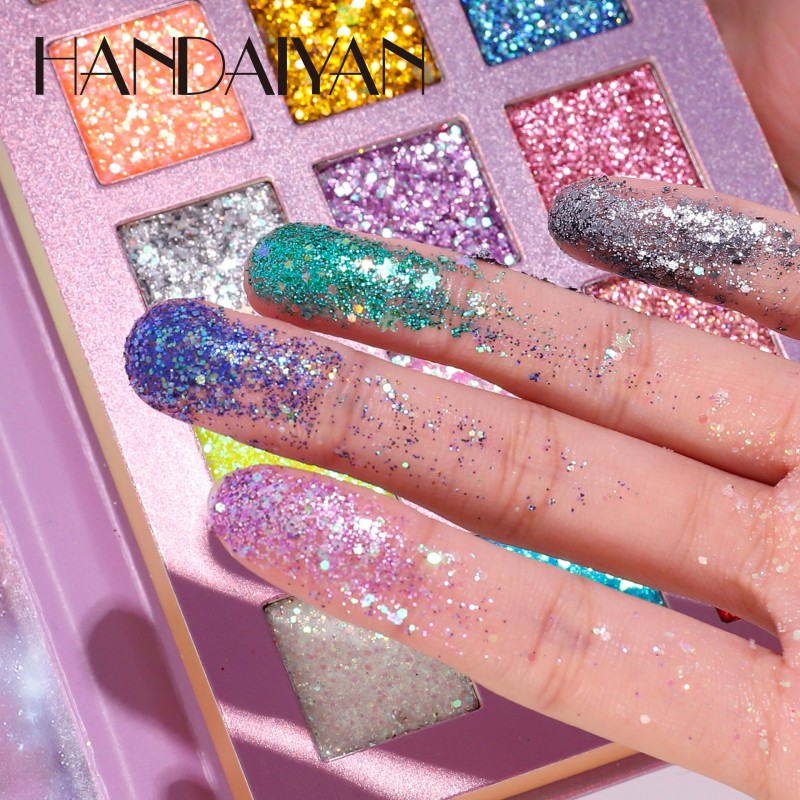 Eye Shadow Supplier - Eye Shadow Multicolor Glitter High Pigment Shimmer Sparkle Palette Long Lasting