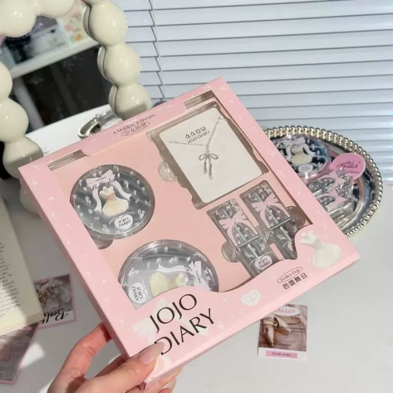 Makeup Box Set Supplier - Cute Pink Makeup Box Set Air Cushion Foundation Soft Setting Powder Lipstick