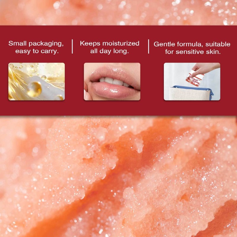 Lip Scrub Manufacturer - Wholesale Strawberry Lip Scrub Deep Exfoliation Moisture Soften Lips