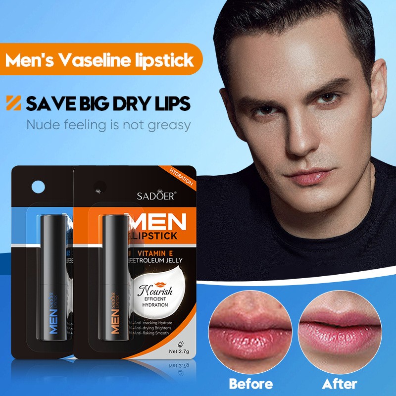 Men's Lip Balm Supplier - Squalane Lipstick Nourish Hydration Anti-dryness Anti Cracking Lip Balm