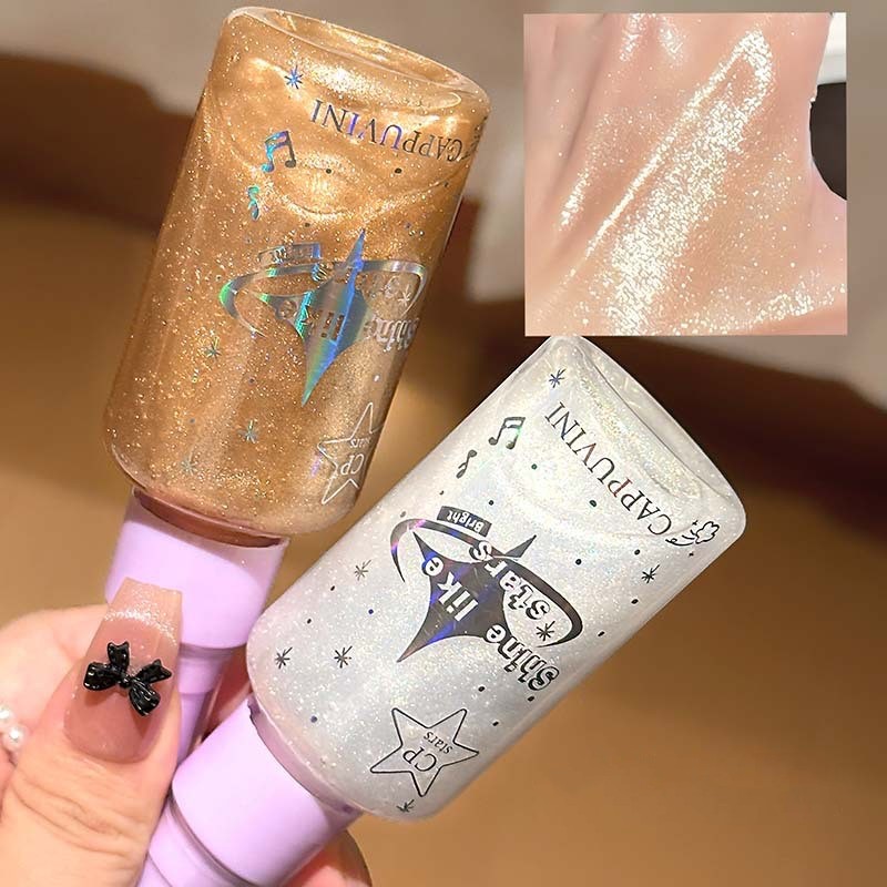 Highlighter Supplier - Makeup Highlight Bronzer Diamond Flash Face Body Shimmer Glitter Powder