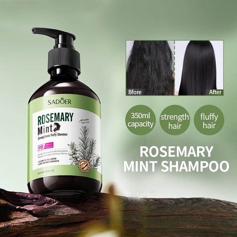 Shampoo Factory - Hair Care Deeply Cleansing Smooth Nourish Strengthen Rosemary Mint Shampoo