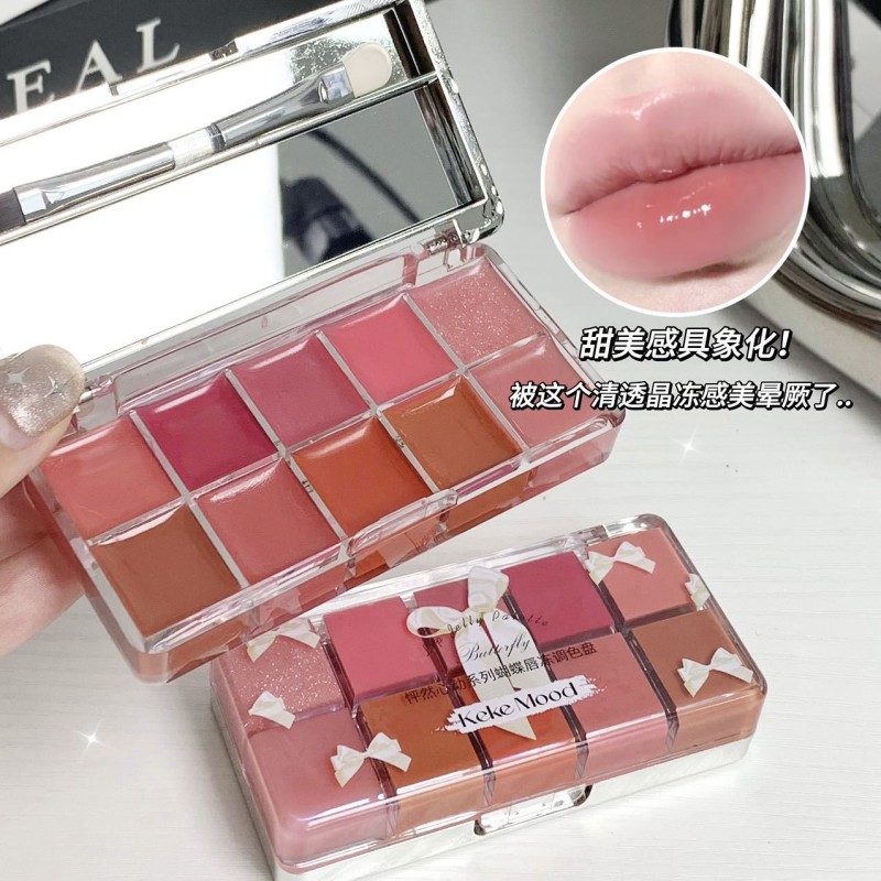 Lipstick Palette Manufacturer - 10 Color Lipstick Palette Lip Glaze Mirror Hydrating Moisturizing Palette