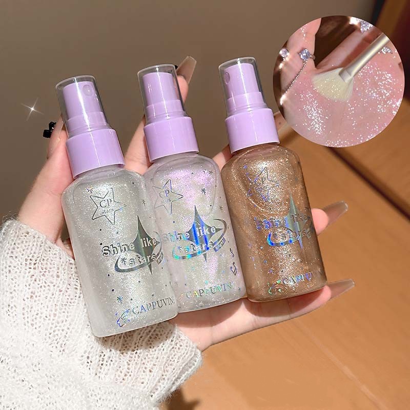 Highlighter Supplier - Makeup Highlight Bronzer Diamond Flash Face Body Shimmer Glitter Powder