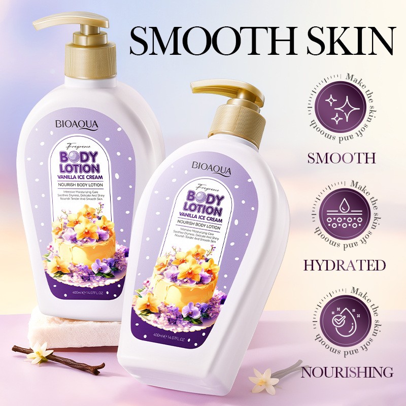 Body Lotion Manufacturer - Vanilla Ice Cream Body Lotion Nourish Soften Smooth Dry Skin Fragrance