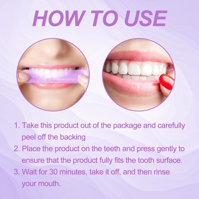 Teeth Whitening Supplier - Tooth Stain Removal Stickers Whitening Refreshing Color Correcting Strips