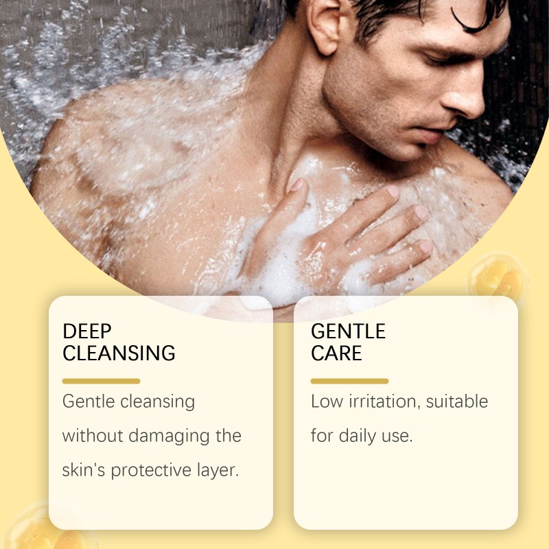 Men's Gift Set Factory - New Arrival Man Skin Fragrance Set Refreshing Scent Body Bath Gift Set