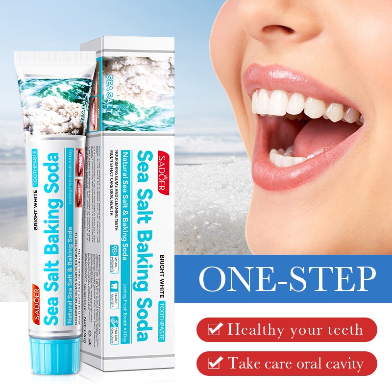 Toothpaste Supplier - Oral Dental Cleaning Stain Removal Brighten Baking Soda Ginger Spearmint Toothpaste