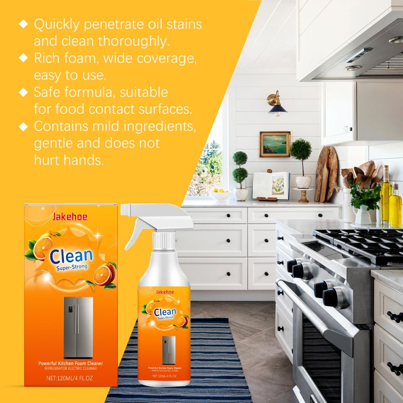 Cleaner Spray Supplier - Multi-purpose Kitchen Cleaner Grease Stains Removes Dirty Oil Foam Spray