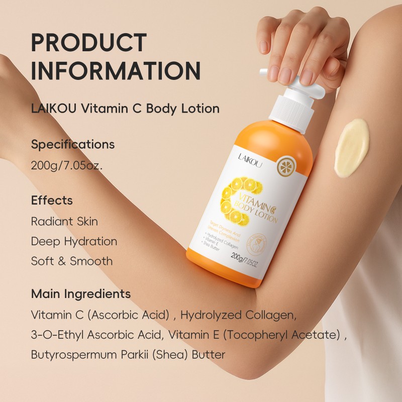 Body Lotion Manufacturer - Body Nourishing Moisturizing Brighten Radiance Vitamin C Lotion