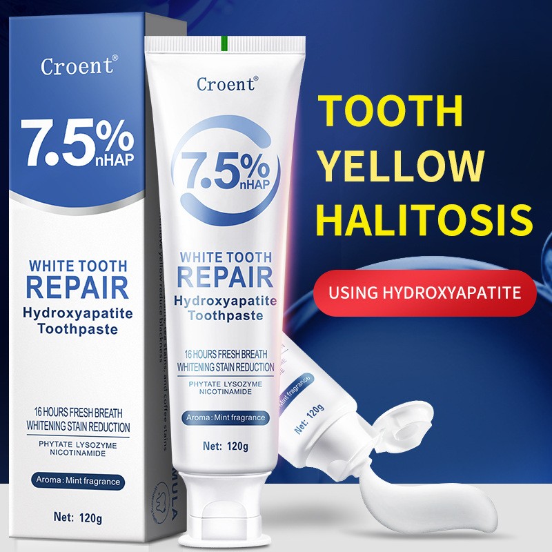 Toothpaste Factory - Professional 7.5% Nano Hydroxyapatite Fresh Mint Repair Whitening Toothpaste