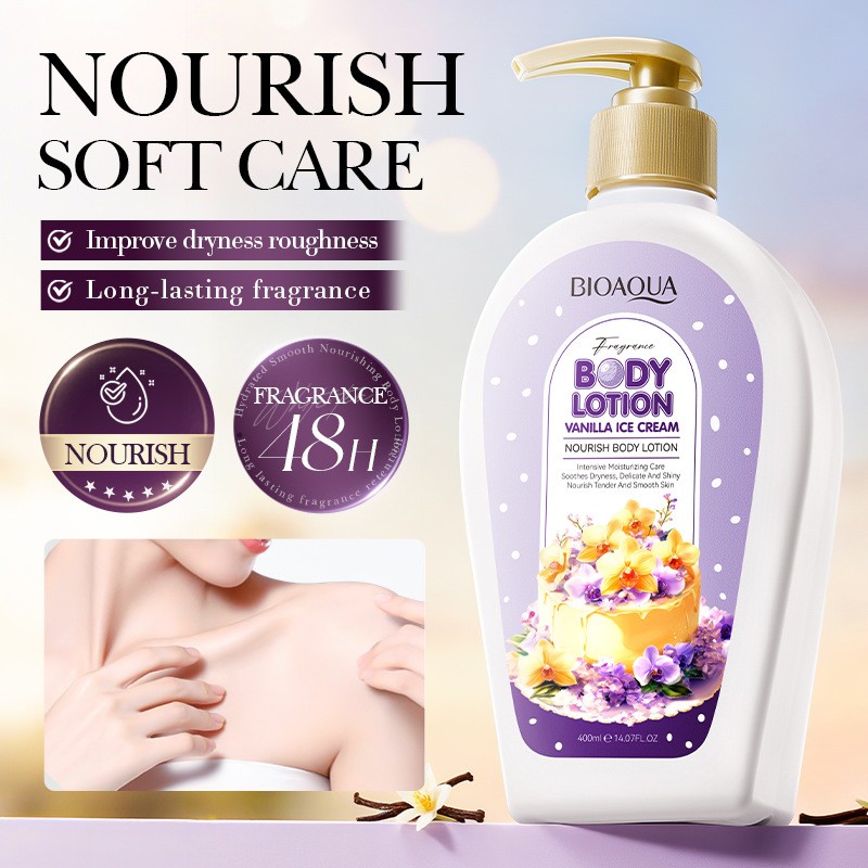 Body Lotion Manufacturer - Vanilla Ice Cream Body Lotion Nourish Soften Smooth Dry Skin Fragrance