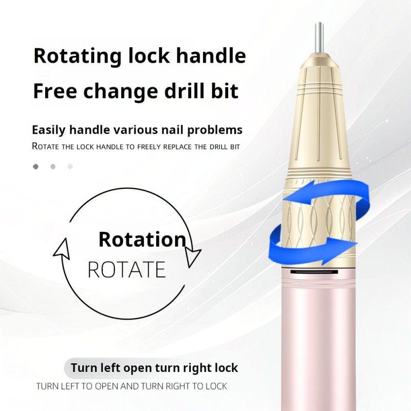 Wireless Nail Drill Manufacturer - Professional Portable Wireless Electric Polish Machine
