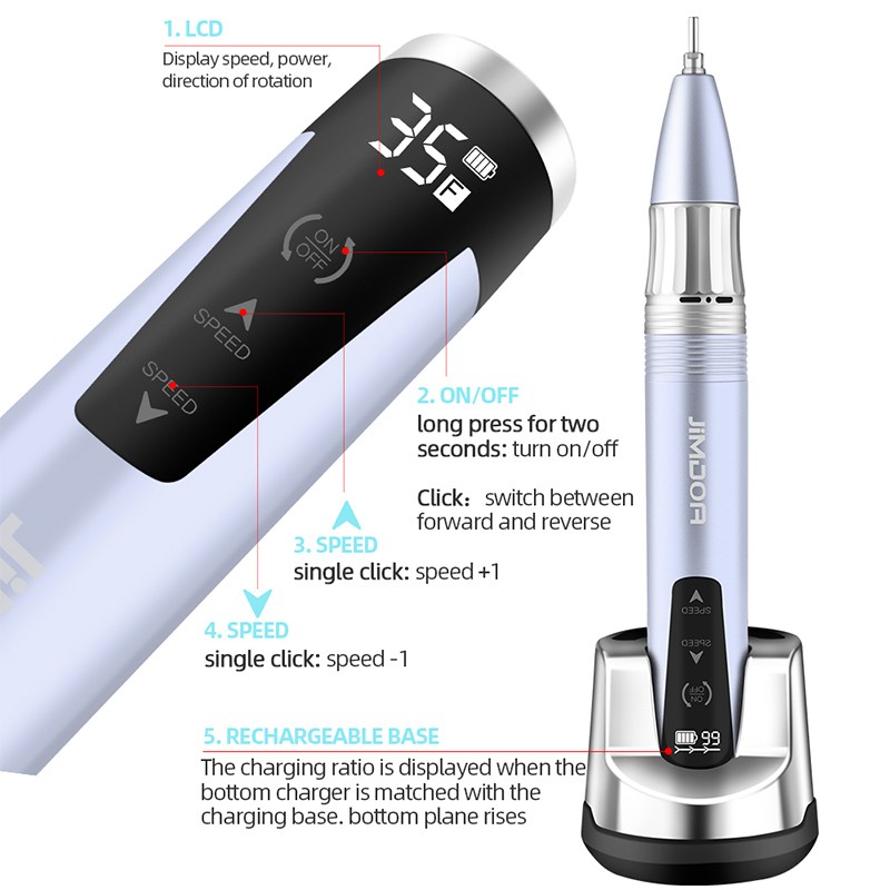 USB Nail Drill Factory - USB Portable High-Value Drill Machine 35000 Rpm Tool Set