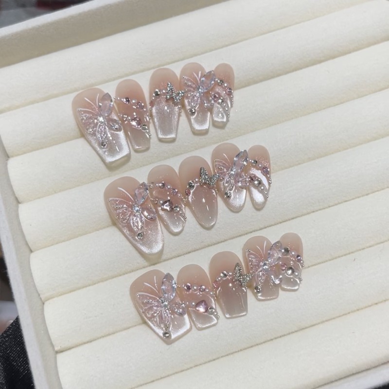 French Nail Armor Supplier - 2024 Handmade French Style High Quality Convenient Wear