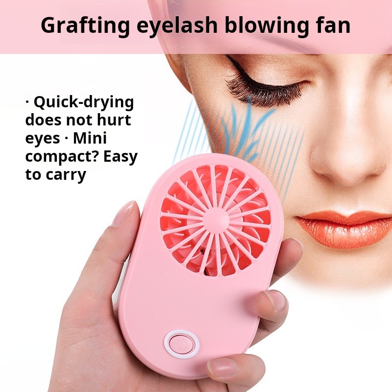 Electric Eyelash Dryer Factory - Custom LOGO Electric Eyelash Dry Fan Usb Mini Fan