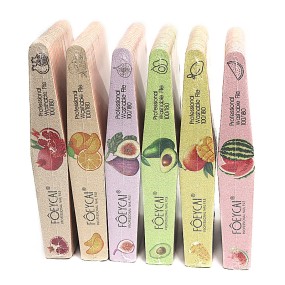 Nail Buffer Factory - High Quality Fruit Pattern Double Sanding Strip Grinding Tool