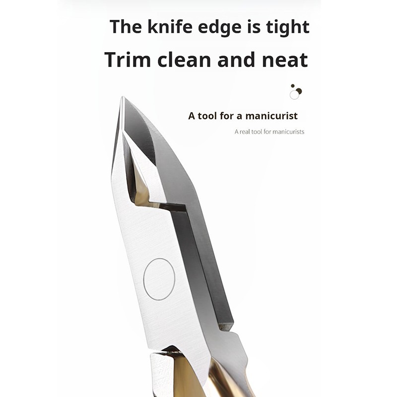 Nail Nippers Supplier - High Quality Professional Cuticle Jaw12 D501 D07 Stainless