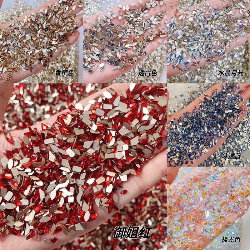Nail Rhinestone Supplier - Super Flash Special-Shaped Decorative Drill DIY Charms