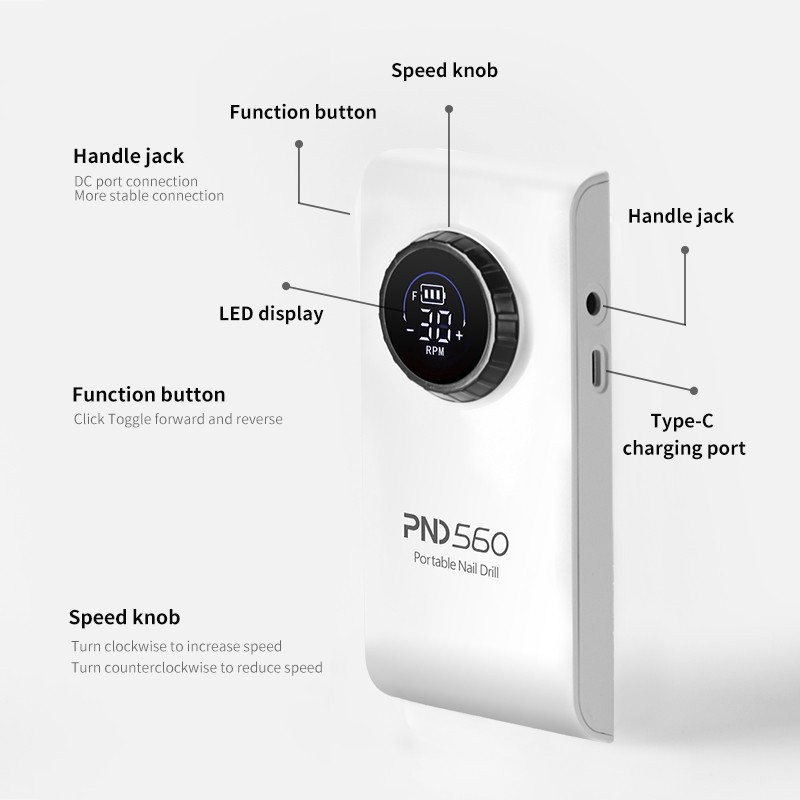 Electric Nail Polisher Manufacturer - Special Electric Polisher with Exfoliating Unloader Efficient