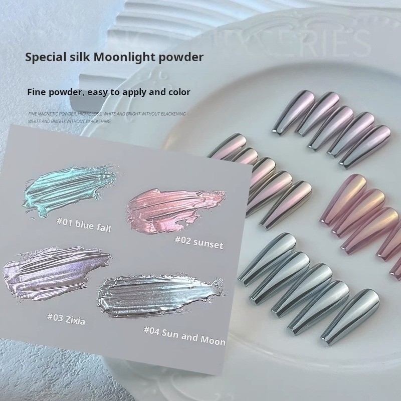 Nail Glitter Supplier - Aurora Mirror Effect Powder Glitter Dust Chrome Pigment