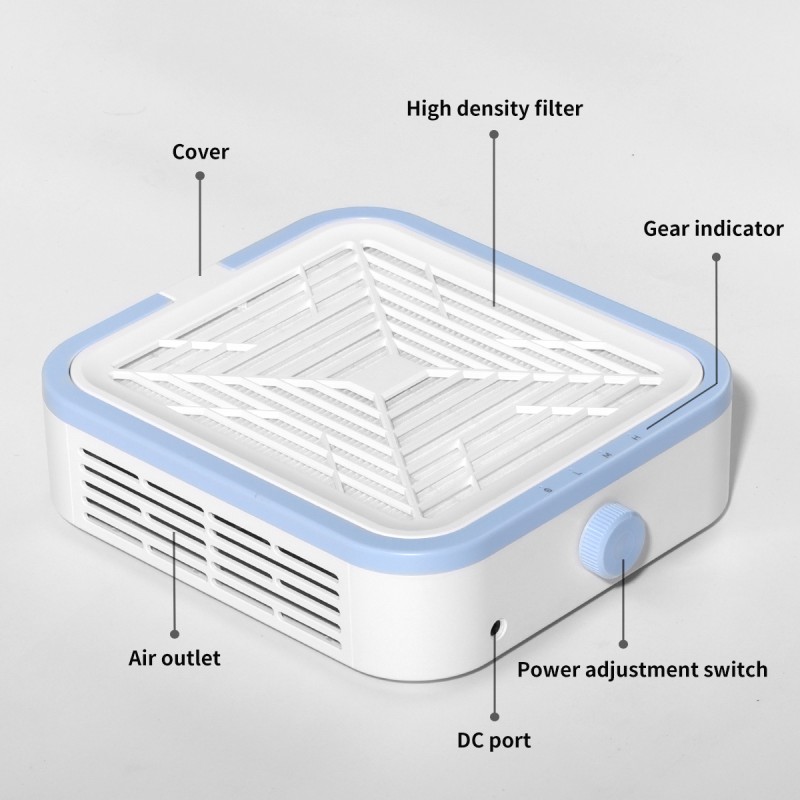 Nail Dust Collector Manufacturer - High Quality Turbine Brushless Rechargeable 120w