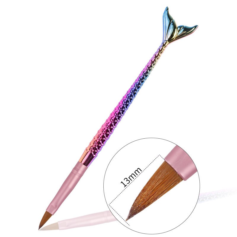 Gel Nail Brush Supplier - Nail Brush for Gel Double Round Head Pen Color Drawing Pen