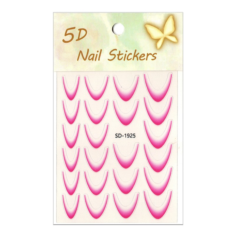 2D French Sticker Factory - Hot Sale 2D French Gradient Explosion Simple Joker