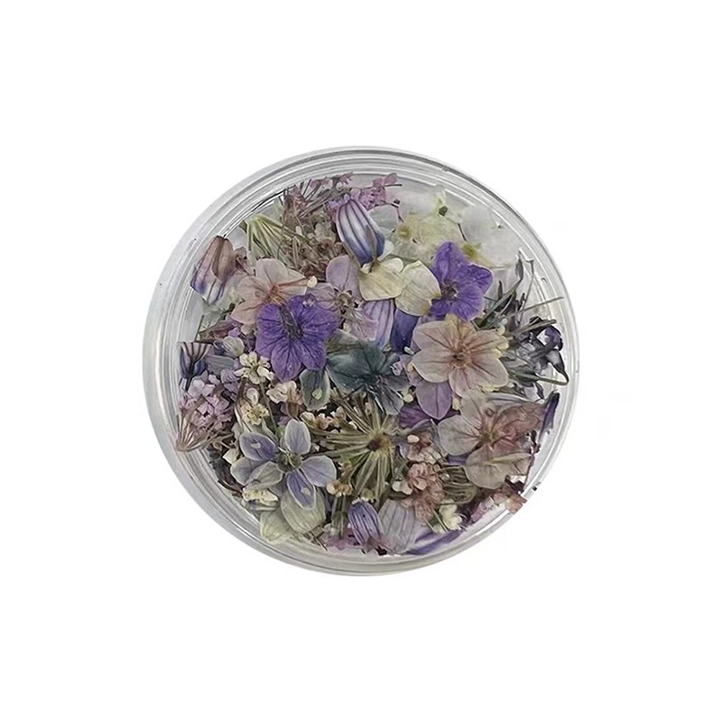 Nail Rhinestone Supplier - INS Style Garden Oil Painting Small Petals Jewelry