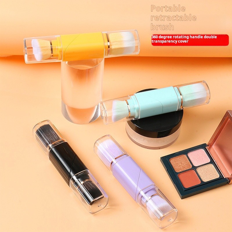 9-Piece Brush Set Manufacturer - Hot Sale 9-Piece Brown Wooden Handle High Gloss