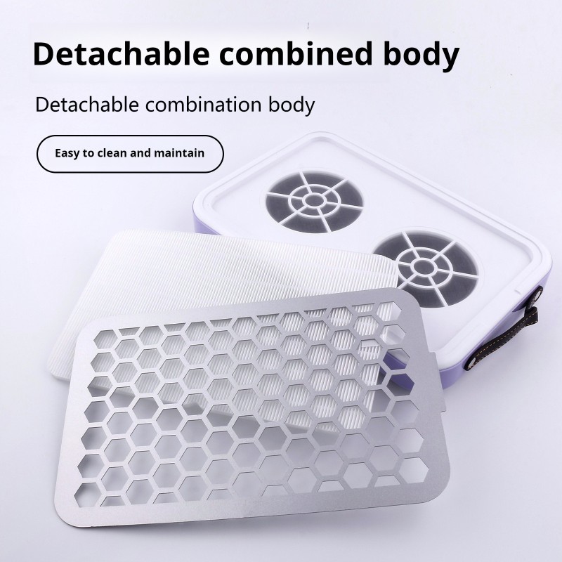 Nail Art Vacuum Cleaner Factory - Wholesale New Ultra-thin Silent Dual Turbo Professional