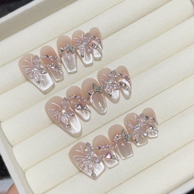 French Nail Armor Supplier - 2024 Handmade French Style High Quality Convenient Wear