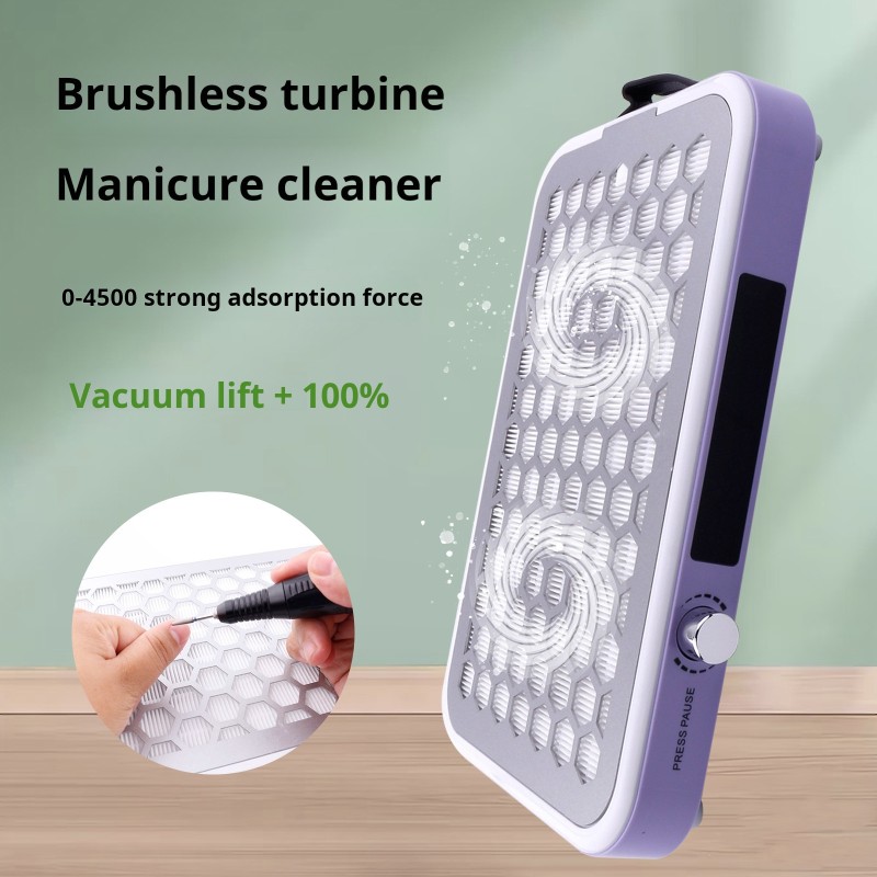 Nail Art Vacuum Cleaner Factory - Wholesale New Ultra-thin Silent Dual Turbo Professional