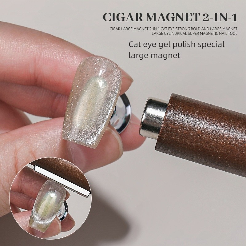 Nail Art Magnet Manufacturer - Two-in-One Cat's Eye Effect Gel Silicone 3D Beauty