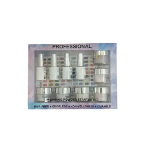 Nail Powder Set Supplier - Factory Custom 6-Color Acrylic Dip Powder 2 in 1 Fast Dry