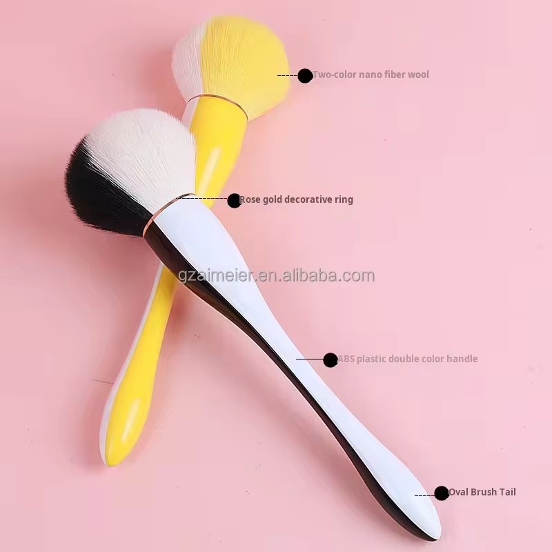 Makeup Brushes Set Factory - High-end 18 Pieces Set with Storage Tube Egg Cotton