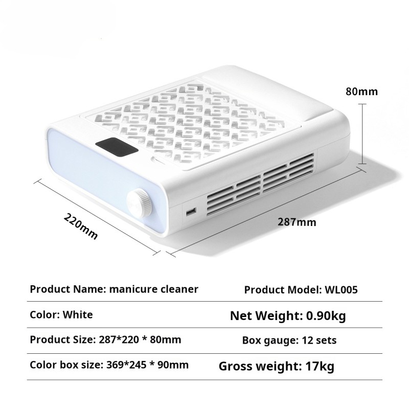 Turbine Dust Collector Supplier - High Quality Strong Turbine Brushless Square ABS
