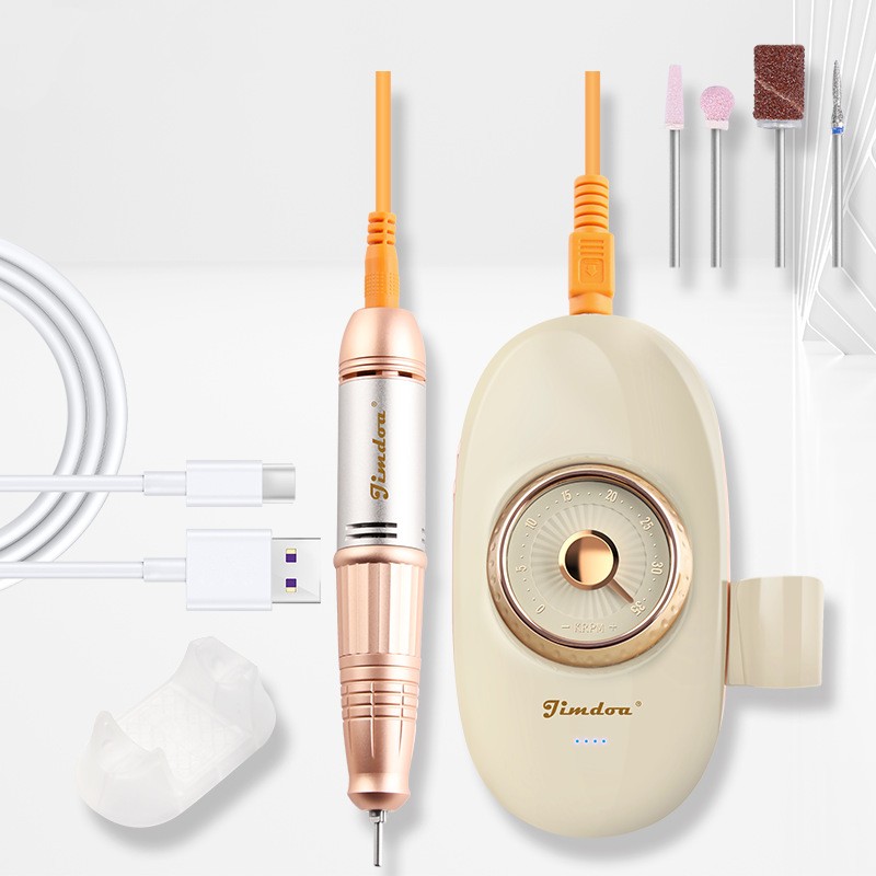 High-Speed Nail Drill Supplier - High-Speed Brushless Polish Machine Portable Steel Bit US Plug