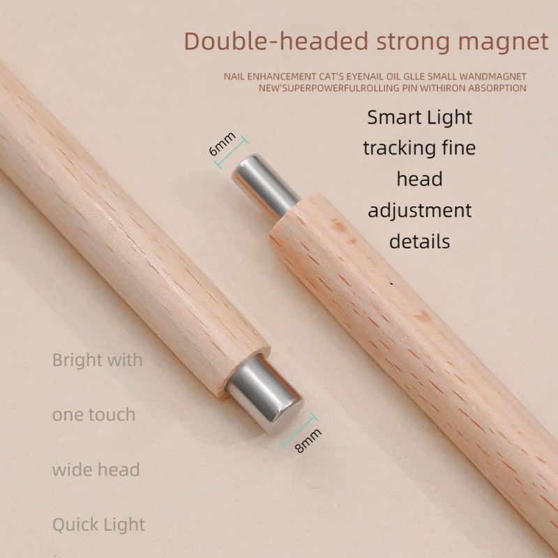 Cat Eye Magnet Supplier - Easy-to-Use Double-Headed Magnet for DIY Nail Projects