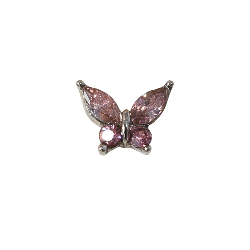 Mini Nail Accessories Factory - Mini Fingertip Small Butterfly Crystal Horse Eye Zircon