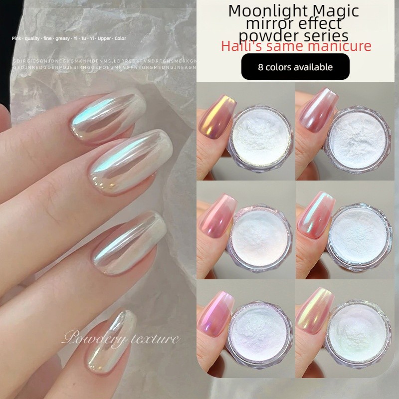 Mirror Powder Factory - Hot Sale Magic Mirror Powder Pink Gold Fragrant Acrylic PET