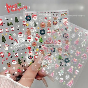 French Positioning Sticker Manufacturer - Transparent Deep V Crescent Smile Line Auxiliary