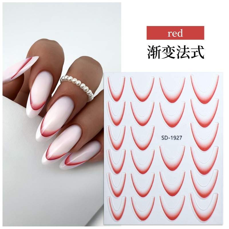 Nail Art Sticker Supplier - French Nail Art Sticker Decoration Factory Wholesale