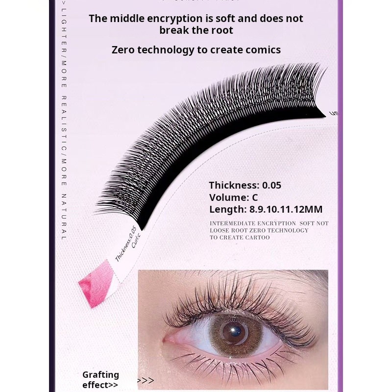 Clover Eyelashes Supplier - Wholesale in Stock High-end Clover 0.05mm 8-12mm Professional