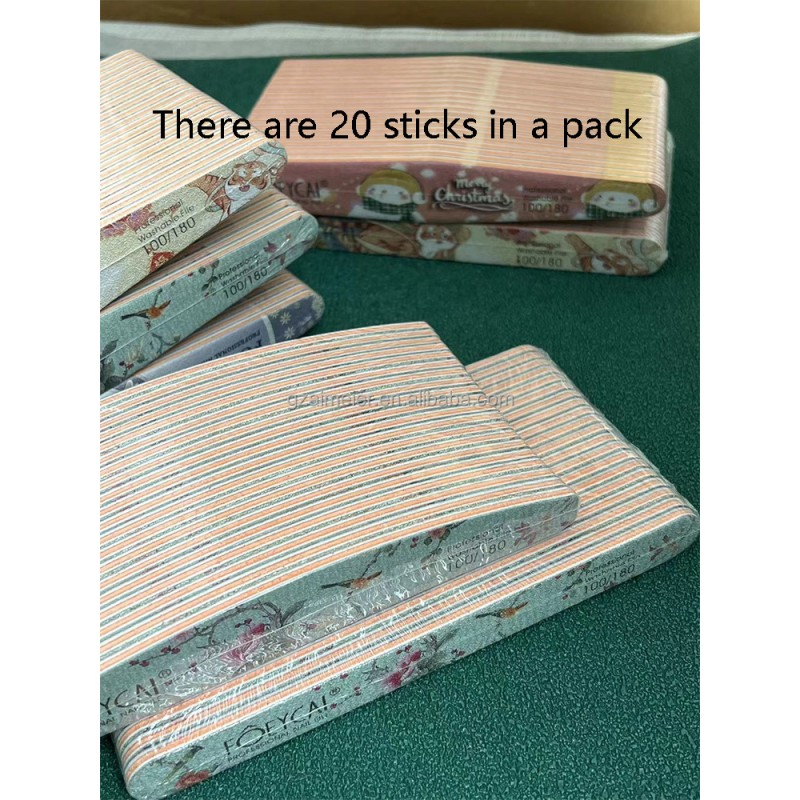 Nail Buffer Supplier - Special Double-Sided Wear-Resistant Buffer Polishing Strip